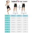 thumbnail image 5 of BALEAF Women's 6" High Waisted Biker Shorts Gym Workout Yoga Running Athletic Spandex Shorts with Pockets Black XS, 5 of 5