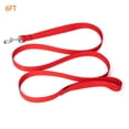 thumbnail image 2 of Siumouhoi 6 FT Cachorro/perro Leashes, Correa de Estilo Tradicional Fuerte con Gancho de Collar Fácil de Usar, Correa para Perro Ideal para Perro Pequeño y Mediano y Grande (1 in x 6 FT, Rojo), 2 of 5
