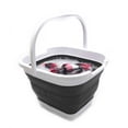 thumbnail image 4 of SAMMART 10L (2.64 gallon) Collapsible Rectangular Handy Basket/Bucket, 4 of 7