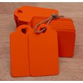 thumbnail image 4 of 100 Pcs Heart Punched Rectangular Hang Tag Wedding Favor Blank Tags with Free Natural Jute Twine - Colours Available, 4 of 7