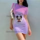 thumbnail image 2 of Vestido ajustado de manga corta para mujer, conjunto bonito y Sexy, trajes a la moda para mujer, trajes sexys para mujer de minnie mouse 2024, 2 of 5