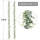 thumbnail image 3 of Lvydec Paquete De 2 Guirnaldas De Eucalipto Artificial Guirnalda De Eucalipto Verde Guirnalda De Fondo De Boda Decoración De Pared De Arco 5.5 Pies/Hebra Planta Colgante Falsa Para Decoración De Fiest, 3 of 5