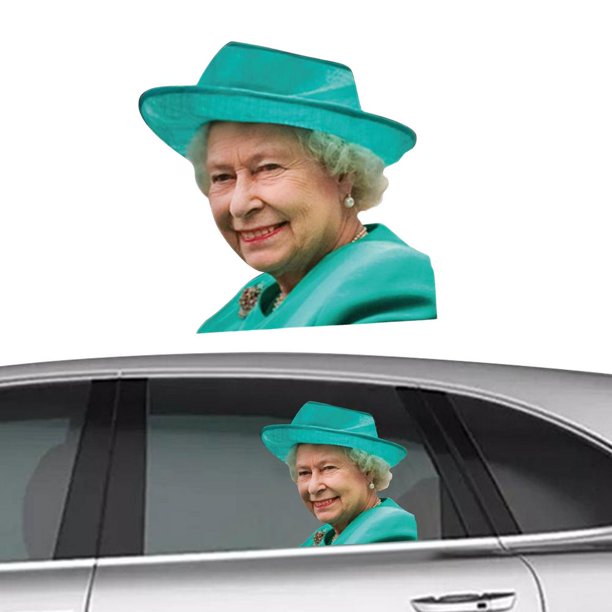 Yungwalm Queen Elizabeth StickerCar Window Decals Automotive Stickers