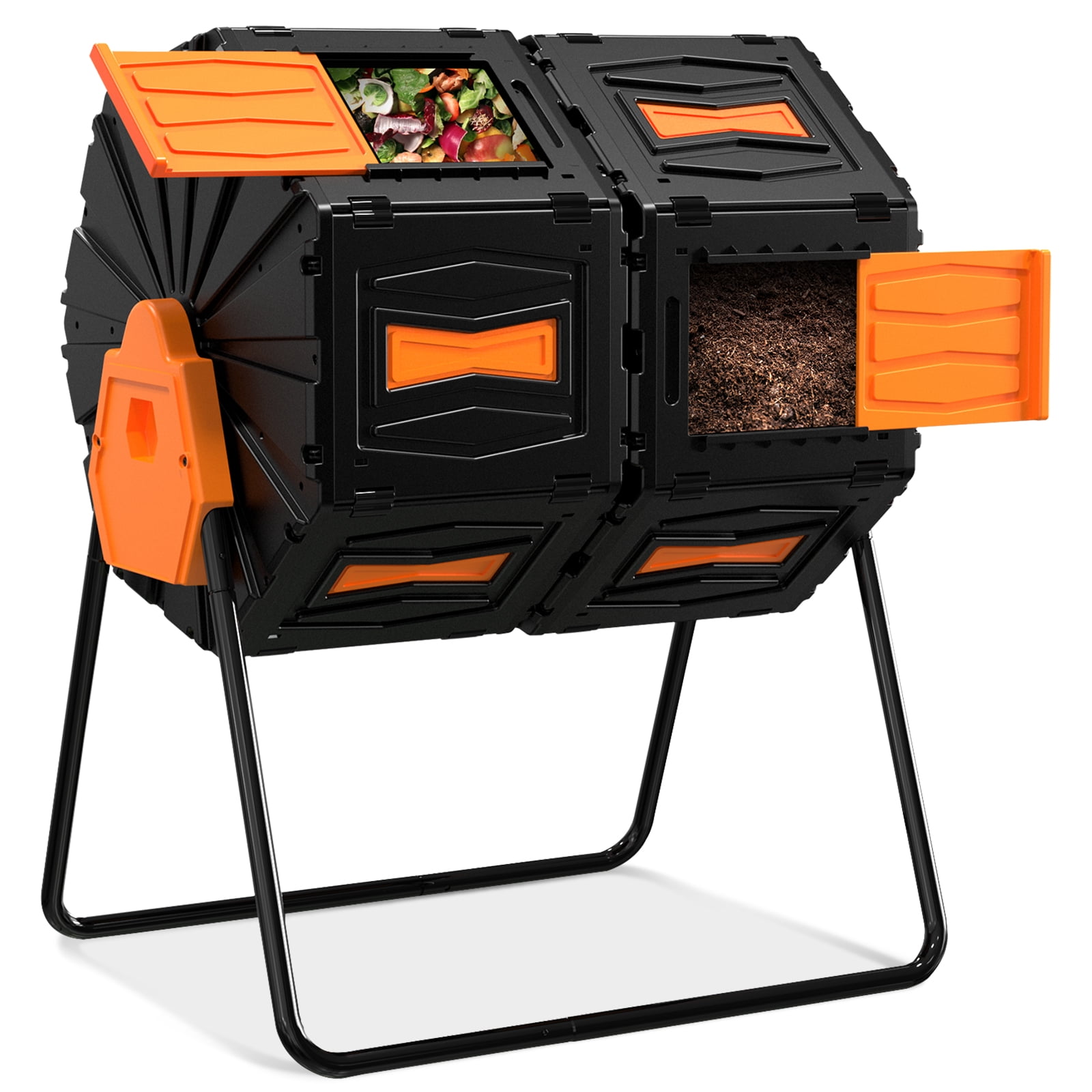 MAZE, Two Stage Compost Tumbler, 65 gallons, UV Protected Plastic