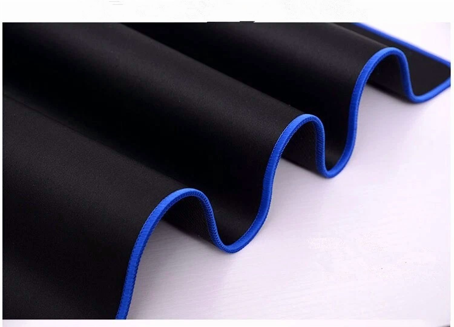 PRIME- 28.6*11.8Inch Large Blue Edge Pc Laptop Computer Rubber Gaming Mouse Pad Mat