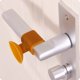 thumbnail image 4 of 10 protectores de silicona anticolisión para pomos de puerta. Evitan eficazmente daños en paredes o mesas causados por pomos (color aleatorio)., 4 of 6