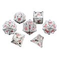 thumbnail image 1 of kusrkot 7 Pieces Polyhedral Party Favors Party Supply Metal Role Playing for Role Light, 1 of 9