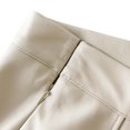 thumbnail image 4 of Fgnfyis Leather Skirt Women's High Waist Wide Swing Umbrella Skirt Pleated A-line Skirt PU Leather Beige M, 4 of 6