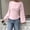 Pink, variant on Women's Boat Neck Long Bell Sleeve Top,Tie Back Cinched Waist Blouse,Soft Draped Flare Sleeve Shirt,Adjustable Back Tie Waist Wrap Top,Elegant Dressy Casual Work Blouse for Going Out Light Pink