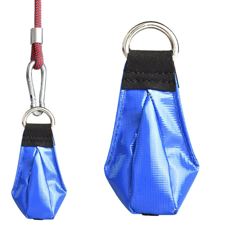 210g Tree Arborist Rock Climbing Throw Weight Bag Pouch Caving Working  Safety Rope Throwing Bag - Blue 
