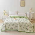 thumbnail image 2 of Barhoo Summer Quilt – Lightweight Cooling Air Conditioning Blanket for Adults, Ventilate Soft Washed Cotton Thin Comforter, Machine Washable, Ideal for Hot Sleepers and Warm Weather A, 2 of 5
