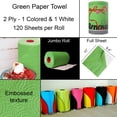 thumbnail image 4 of Renova Kelly Green Paper Towels, 8 Rolls, 120 Sheets Per Roll, 4 of 6