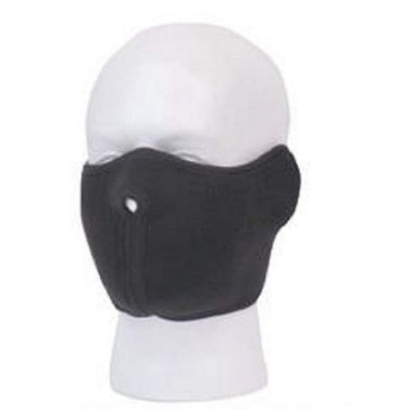 CrazyCoolBuys Polar Fleece Half Cover Black Face Ski Mask Balaclava