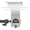 thumbnail image 2 of VIJIM LS08 Professional Desktop Live Streaming Stand 3-Section Flexible Extendable Arms Aluminum Alloy 1/4 Inch Screw 360° Rotatable Ballhead 1KG Load Capacity with C-Clamp 3/8 Inch & 5/8 Inch Screw, 2 of 9