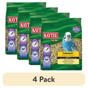 (4 pack) Kaytee Forti-Diet Parakeet Pet Bird Food Seed 2lb