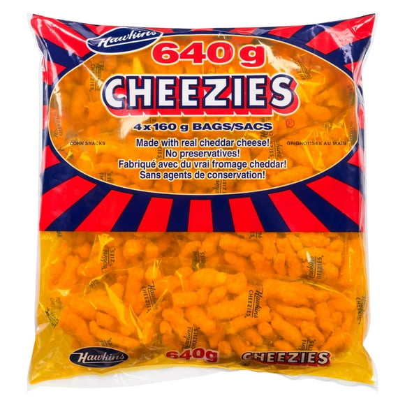 Hawkins Cheezies® Corn Snacks, 640 g
