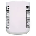 thumbnail image 3 of ThisWear Welder Gifts Welder Nutritional Facts Label Welder Retirement Gifts 15oz Coffee Mug, 3 of 4