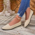 thumbnail image 2 of YOUYEDIAN Womens Flat Shoes Spring Summer Dress Loafers Slip on Non Slip Trendy Walking Shoes Business Closed Toe Orthopedic Shoes, 2 of 5