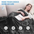 thumbnail image 3 of Cooling Throw Blanket for Hot Sleepers,Arc-Chill Q-Max >0.5 Cool Fiber,100% Oeko-Tex Certified Lightweight Summer Cool Blanket for Travel/Outdoor Ultra Cold Breathable,50''x70'', 3 of 5