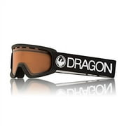 Dragon Alliance Lil D Ski Goggles, Black, Blackluma Amber Lens