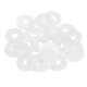 thumbnail image 1 of Uxcell 32 piezas de arandelas planas de nylon M10 (10mm ID 30mm OD 2mm de grosor) - Espaciador de junta tórica de plástico para fijar tornillos, grifos, válvulas de tubería, manguera, blanco, 1 of 7