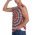 thumbnail image 3 of Balery Round Design Camisetas sin mangas para hombre, absorbe la humedad y protege contra el mal olor.-X-Large, 3 of 7