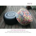 thumbnail image 4 of Fabritones Inflatable Footstool Ottoman Red Paisley Round 21x9 Inch Patio Foot Stools and Ottomans Portable Footrest Used for Outdoor Camping Home Yoga Foot Rest, 4 of 9