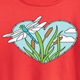thumbnail image 2 of Instant Message - Spring - Dragonfly Stained Glass - Women's Short Sleeve Graphic T-Shirt, 2 of 6
