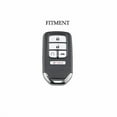 thumbnail image 2 of Car Key Fob Cover Case Protector Soft TPU Car Key Cover Case Remote Fob Holder for Honda Civic Accord CR-V Pilot, 2 of 9