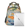 thumbnail image 7 of FORMRS Kids School Backpack Elementary Student Unisex Travel Bookbag with Reflective Stripes, Blue Goldfish Bowl, 7 of 7