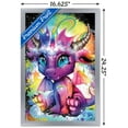 thumbnail image 3 of Sheena Pike - Rainbowcorn - Lil DragonZ Wall Poster, 14.725" x 22.375", Framed, 3 of 3
