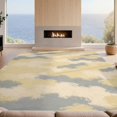 thumbnail image 2 of Design&I 3'x5' Ultra Soft Throw Mat, Plush Rgu Brushstroke Large Classroom Playroom Dining Abstract Flowing Dynamic None Fluffy Washable Easy Care Indoor rug for Bedside Hallway, 2 of 7