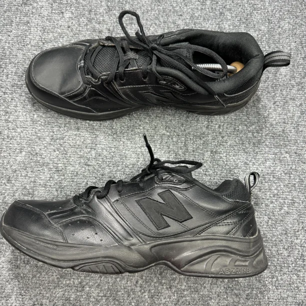 New Balance 623 Running Shoes Mens 12 Black Trainer Sneaker Slip Resist MX623AB2
