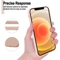 thumbnail image 2 of Compatible with iPhone 12 Pro Case,Ultra Slim Case Liquid Silicone Cover for iPhone 12 Pro (6.1 inch), with Full Body Protection Anti-Scratch Shockproof Bumper, Orange Pink, 2 of 5