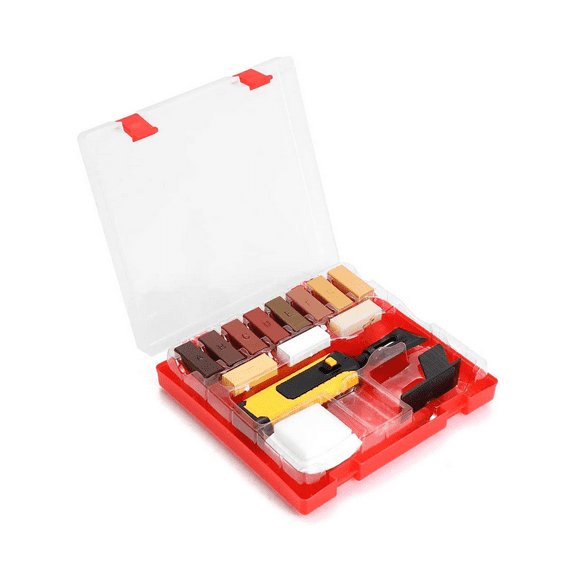 Wood Floor Furniture Scratch Repair Kit , Laminate Repairing Kit with Melting Tool For Cracked Stone Crack Chip Ceramic