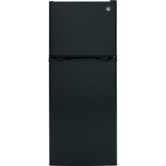 GE GPE12FGKBB 12 Cu. Ft. Black Top Freezer Refrigerator
