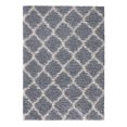 thumbnail image 4 of Ottomanson Shaggy Collection Jute Backing Moroccan Trellis Design Indoor Rug, 4 of 7