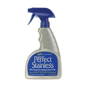 HOPE'S Perfect Stainless Steel Cleaner and Polish, 22 Fl Oz Streak-Free Self-Polishing Formula, Blocks Fingerprints on Appliances, Grill, Oven, Stove, and Dishwasher Cleaner, 1 Pack