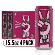 Peace Tea Razzleberry Cans, 15.5 fl oz, 4 Pack