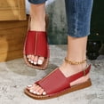 thumbnail image 5 of Bxsruta Structured Open-Toe Slides with Ergonomic Footbed, Supportive Summer Walking Sandals, 5 of 8