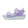 thumbnail image 5 of Wuxian Toddler Sandals Fashion Solid Color Open Toe Sandals Adjustable Double Strap Breathable Comfortable Sport For Summer Flip-Flops,Purple,7-8 Years, 5 of 9