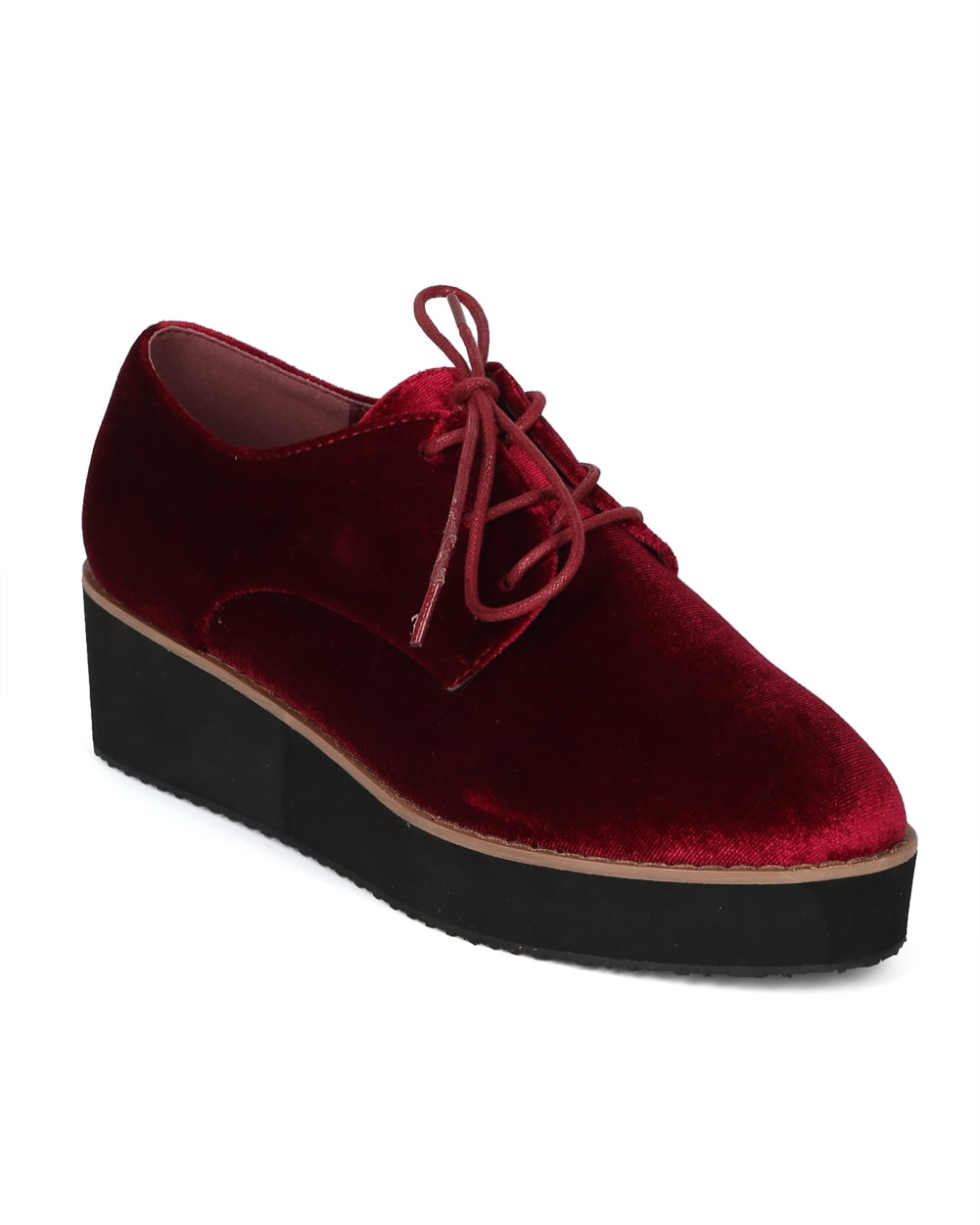 velvet oxfords womens