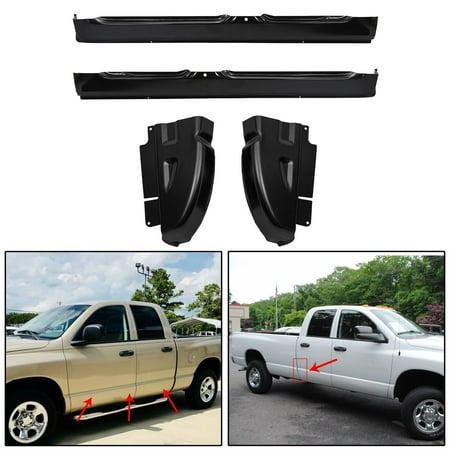 Kojem Rocker Panels & Cab Corners Repair Kit for 2002-2008 Dodge Ram 1500 2500 3500 Standard Cab Pickup Truck Kojem Rocker Panels & Cab Corners Repair Kit for 2002-2008 Dodge Ram 1500 2500 3500 Standard Cab Pickup Truck