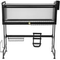 thumbnail image 4 of Over The Sink Dish Drying Rack, Dish Drainer Rack for Kitchen Counter with Semi-Clear Cover and Supplies Storage Holders 29.53inch, 4 of 18
