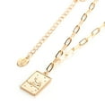 thumbnail image 6 of Claire's Teen Girls Gold Zodiac Virgo Necklace Set, Lobster Closure, 2-Pack, 6 of 6