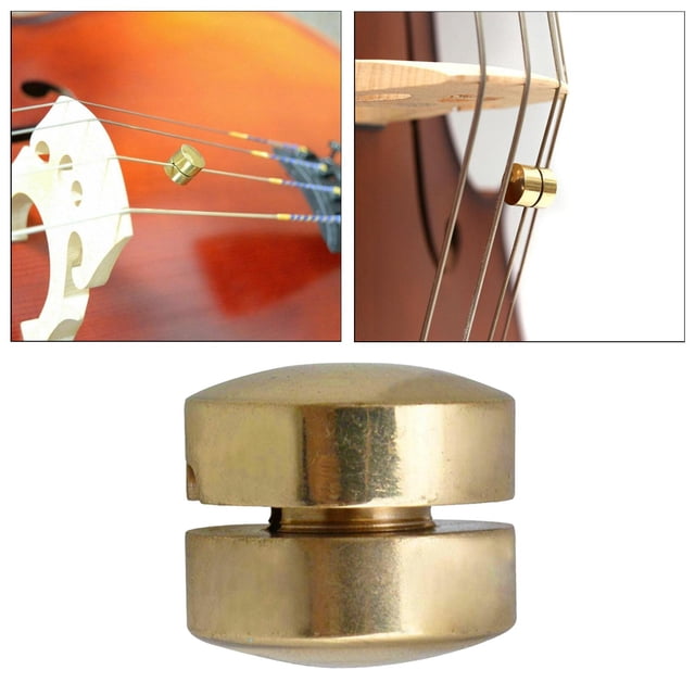 Botón de latón Hugo Eliminador de tono de violín piezas y accesorios de violín