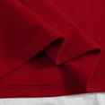 thumbnail image 3 of Women Multiple Color Exquisite Smart Nature Solid Color Long Sleeve Polyester Top Blouse Shirt(Red,XL), 3 of 4