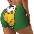 thumbnail image 2 of Kdxio Cool Skateboarding Bulldog Print Workout Shorts for Women Seamless Soft Smooth Gym Yoga Scrunch Active Shorts, 2 of 5