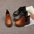 thumbnail image 4 of Botas Martin para niñas, primavera y otoño, botas cortas para niños, botas individuales de color liso, botas cálidas de algodón, 4 of 4