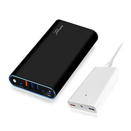batpower proe 2 ex7b 98wh laptop power bank compatible with macbook pro air external battery portable charger with 120w slim power adapter quick charge tablet smartphone -for 2015 and before laptop